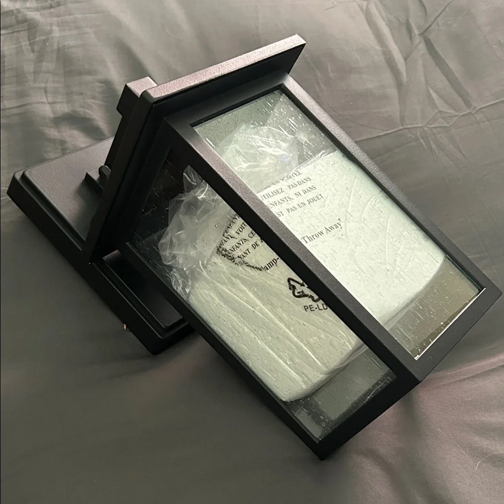 2 Modern Lantern-Style Wall Sconce